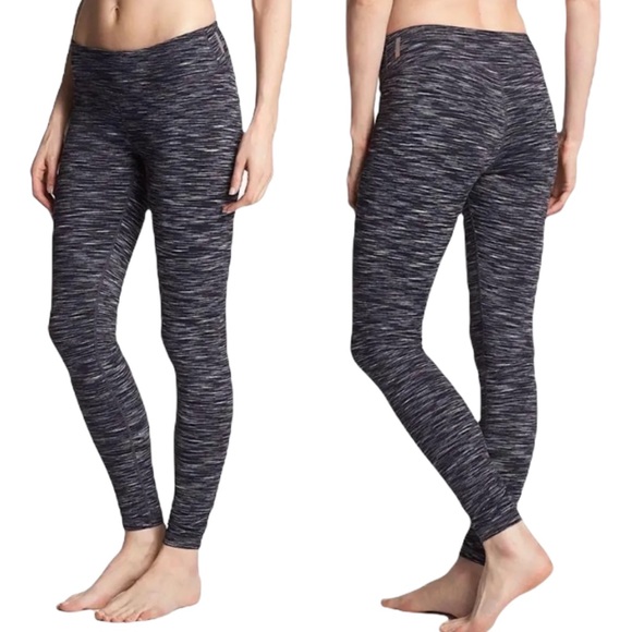 Zella Pants - ZELLA Lived In Leggings Eclipse Space Dye Black S